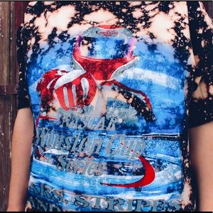 Vintage NASCAR Acid Wash Unisex Tie Dye Tee